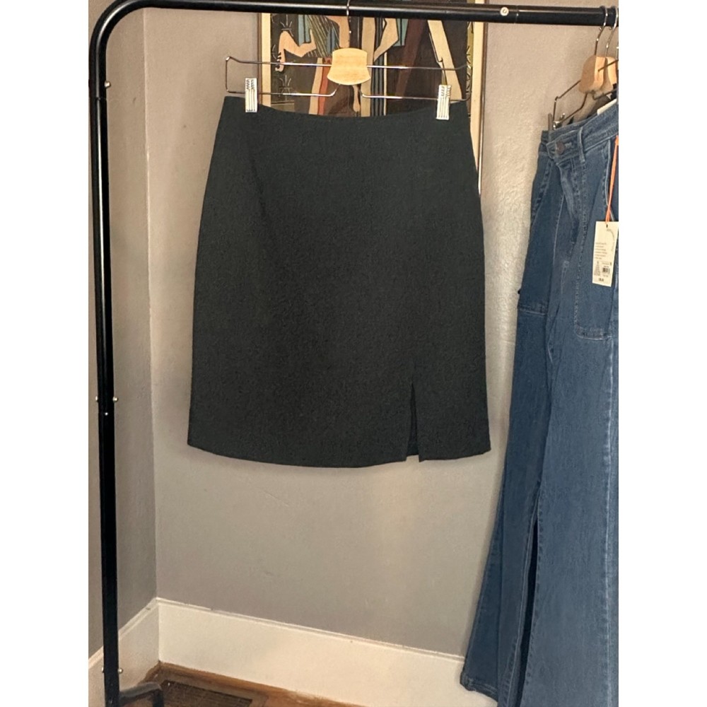 Vintage Grey Skirt Suit with Slit - Picture 6 of 6